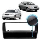 Moldura Painel 1 Din Toyota Corolla Fielder 2003 a 2008 - Preto - Autoplast