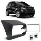 Moldura Painel 2 Din 7" Ecosport 2018 a 2020 Preto ou Black Piano Padrão Japonês Chinês