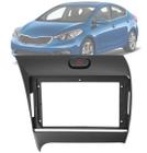 Moldura Painel 2 Din 9" Polegadas Kia Cerato 2013 até 2017 Preto