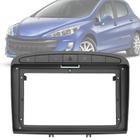 Moldura Painel 2 Din 9" Polegadas Peugeot 308 2007 até 2012 - Expex