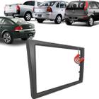 Moldura Painel 2 Din Central Multimidia Dvd Mp5 Grafite Vectra 06/11 Corsa 02/12 Montana 03/10