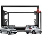 Moldura Painel 2 Din Central Multimidia Dvd Mp5 Padrão Chinês - Volkswagen VW Fox 10/14 G2 Crossfox