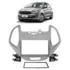 Moldura Painel 2 Din Ford Ka 2018 A 2021 7 Polegadas Dvd Som