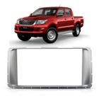 Moldura Painel 2Din 7" P Multimidia Toyota Hilux 2012 A 2015