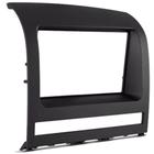 Moldura Painel Central 2 Din Mp5 Multimídia Dvd Fiat Idea 2006 à 2011 Preta