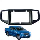 Moldura painel multimídia 9 polegadas vw amarok 2017 a 2022