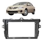 Moldura para central multimidia mp5 7 e 9 pol 2 din corolla 2009 a 2013 89/z12