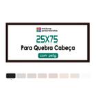 Moldura para quebra cabeça 25 x 75 cm para imagem com petg