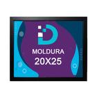 Moldura Preta 20x25 Com Fundo Em Eucatex Para Decoração e Arte Artesanal