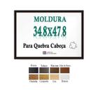 Moldura Preta 34,8X47,8 Quebra Cabeça Grow 500 Peças + Petg