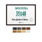 Moldura Preta 35X48 Para Quebra Cabeça Grow 500 Peças + Petg