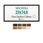 Moldura Preta Quadro 25X74,8 Quebra Cabeça 500 Peças Petg