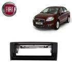 Moldura Rádio Fiat Linea 2010 1 Din LDV Black Piano