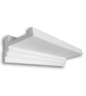 Moldura Sanca Spot Led Isopor Roda Teto Forro 3 Metros Linear