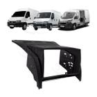 Moldura Som Dvd 2Din Ducato Boxer Jumper - Preto Fosco