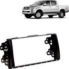 Moldura Som Dvd 2din Hilux Srv 2012 a 2015 Plastico Preta