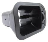 Moldura/Suporte Lateral Difusor Preto - Lado Direito