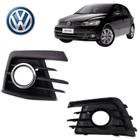 Moldura Voyage G7 2016 Preto Aro Cromado Passageiro