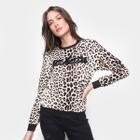 Moletom Allexia Animal Print Feminino