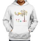 Moletom Árvore Flores E Animais - Foca na Moda