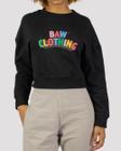 Moletom Baw Clothing Cropped Youngs - Preto