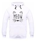 Moletom Blusa de Frio Canguru Gato Meow Feminino Masculino