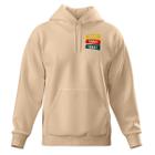 Moletom Blusa de Frio Fechado Bolso Canguru Com Capuz Relaxado