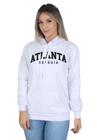 Moletom Blusa de Frio Feminino Estampado Atlanta Georgia