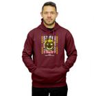 Moletom Blusa De Frio Masculina Estampado Bolso Canguru