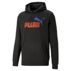 Moletom Canguru Puma Essentials 2 Col Big Logo Black Warm Earth