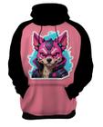 Moletom Casaco Blusa Animais Cyberpunk Cachorro Cão Dog 1