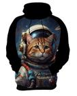 Moletom Casaco Blusa Gatinho Astronauta Cão Lua Marte 1