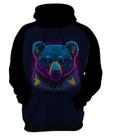 Moletom Casaco Estampada T-shirt Face Urso Neon Moda 3