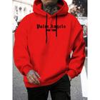 Moletom Com Capuz Flanelado Canguru Palm Angels Masculino Blusao de Frio Unissex