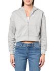 Moletom com capuz florence by mills Cozy Crush Cropped Zip-up Heather Grey