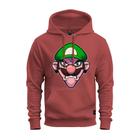 Moletom Confortável Premium Blusa De Frio Algodão Canguru Bigode Verde