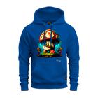 Moletom Confortável Premium Blusa De Frio Algodão Canguru Cogumelo Casa