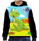 Blusa De Frio Moletom Jogo De Mosaico Cacto Dinossauro