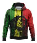 Moletom De Frio Bob Marley Reggae Blusa De Quebrada Estilo Chave