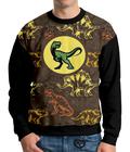 Moletom Dinossauro Infantil UNISSEX blusa casaco Dino Marrom