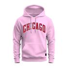 Moletom Estampado Algodão Premium Confortável Chicago Hom