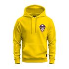 Moletom Estampado Blusa De Frio Canguru Confortável Bigode Roxo Peito