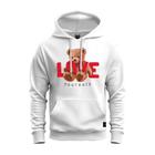 Moletom Estampado Blusa De Frio Canguru Confortável Urso Love Grau