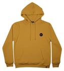 Moletom fech. quiksilver original transfer round mostarda