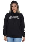 Moletom Feminino Blusa de Frio Casual Califórnia Los Angeles