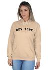 Moletom Feminino Blusa de Frio Flanelado New York