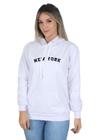 Moletom Feminino Blusa de Frio Flanelado New York