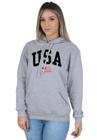 Moletom Feminino Blusa de Frio USA United States