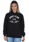 Moletom Feminino Flanelado Blusa de Frio American 1988