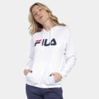 Moletom Fila Comfort Letter II c/ Capuz Feminino